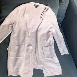 Forever 21 Soft Pink Open-Front Cardigan